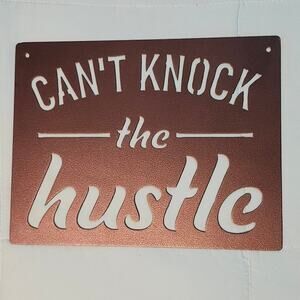 Metal Wall Art Decor - Brownish Black